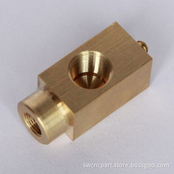 CNC Machined Brass Gas Reducer Fitting